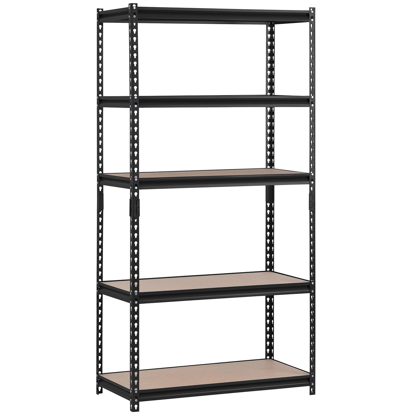 MuscleRack™ Heavy-Duty Z-BEAM™ Steel Boltless Shelving with Particleboard Decking