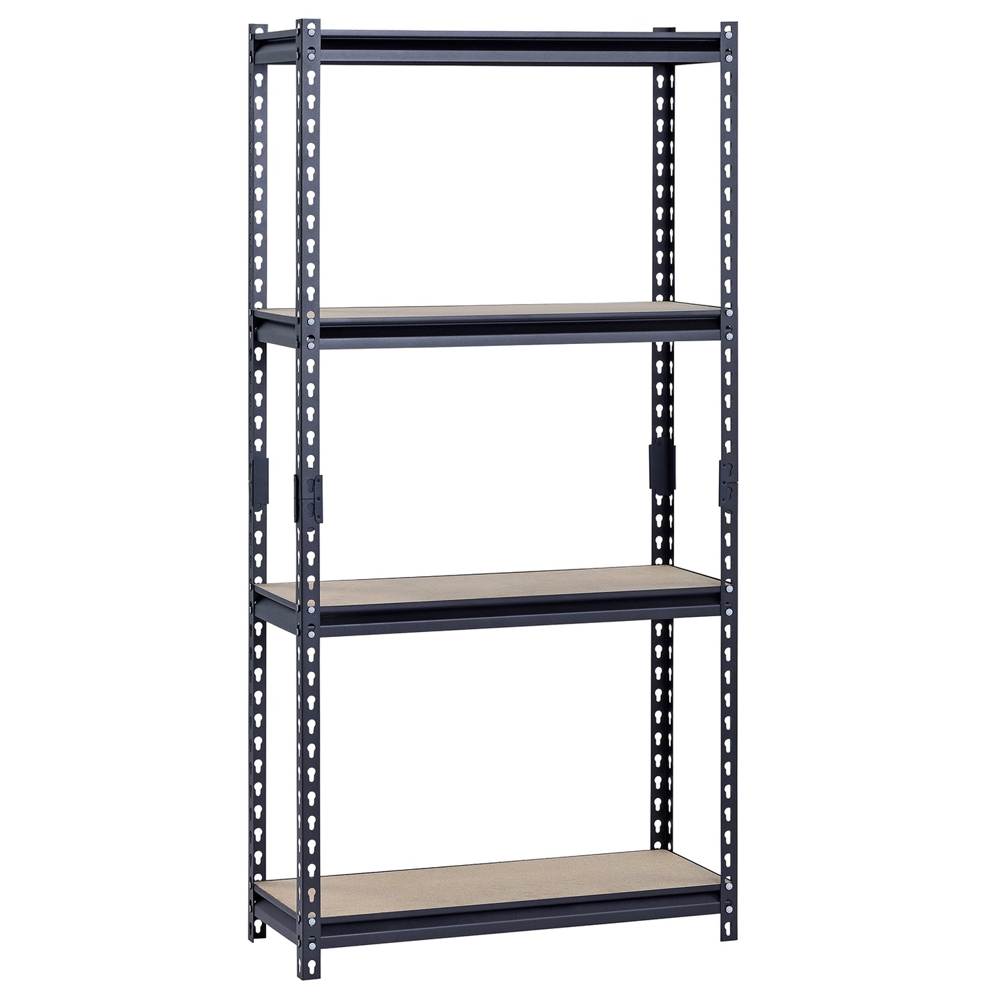 MuscleRack™ Heavy-Duty Z-BEAM™ Steel Boltless Shelving with Particleboard Decking