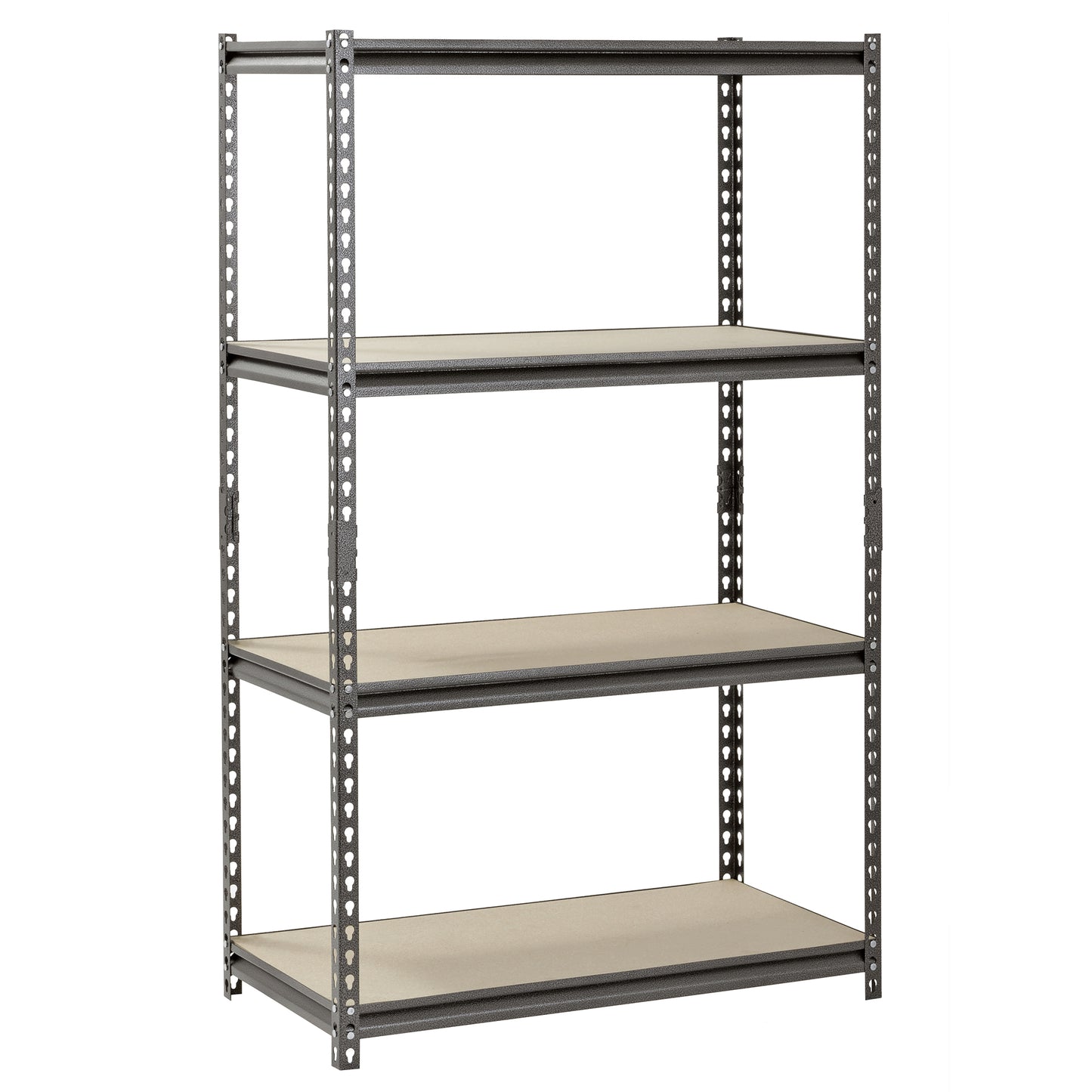 MuscleRack™ Heavy-Duty Z-BEAM™ Steel Boltless Shelving with Particleboard Decking