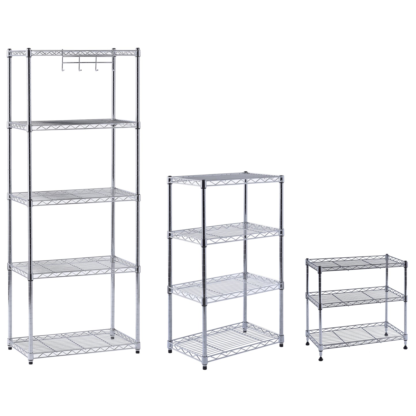 MuscleRack™ Chrome Wire Shelving