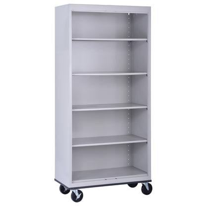 Mobile Welded Steel Bookcases