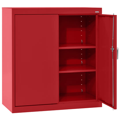 Medium Duty Welded Steel Counter-Height Storage Cabinets