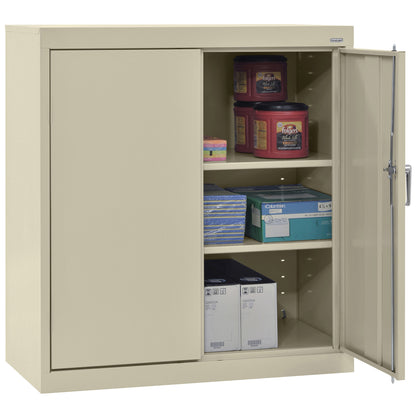 Medium Duty Welded Steel Counter-Height Storage Cabinets