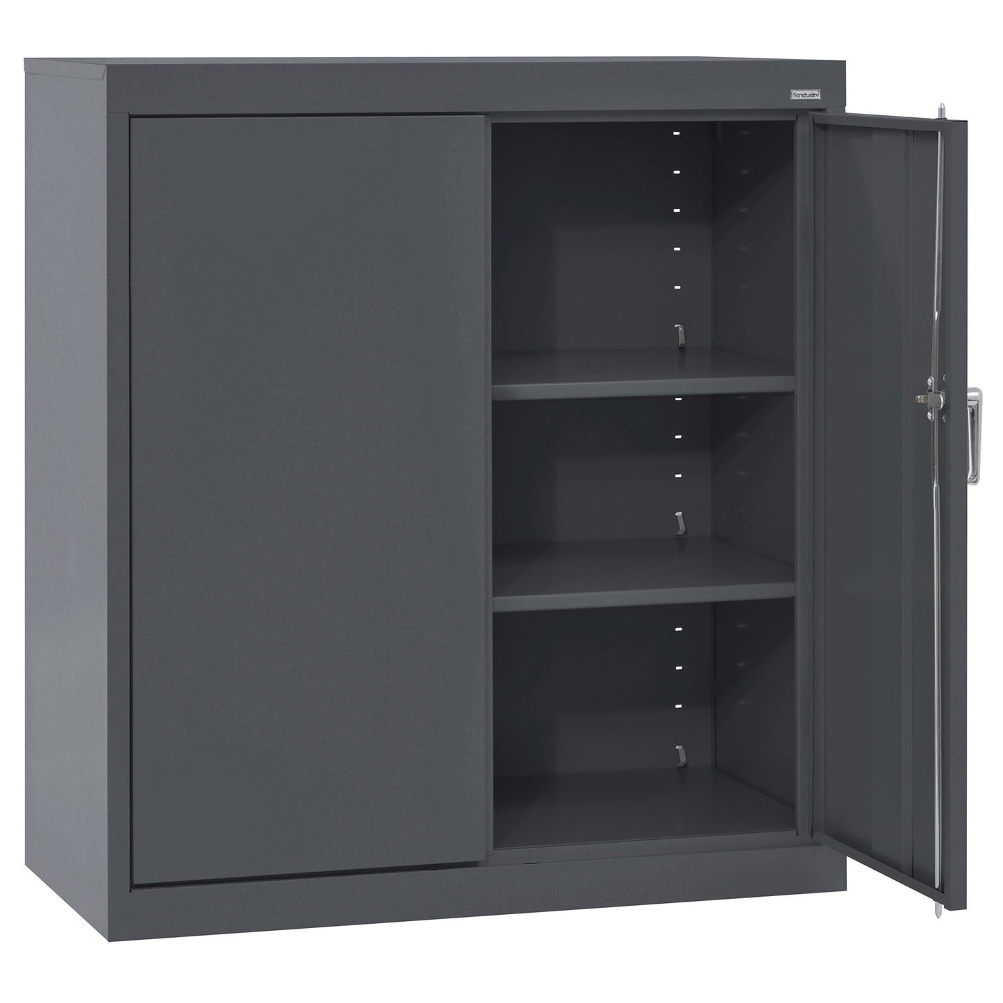 Medium Duty Welded Steel Counter-Height Storage Cabinets