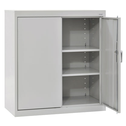 Medium Duty Welded Steel Counter-Height Storage Cabinets