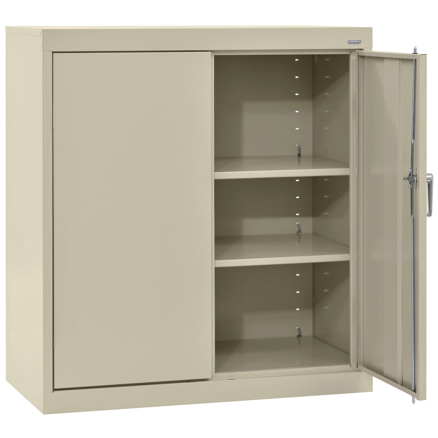 Medium Duty Welded Steel Counter-Height Storage Cabinets