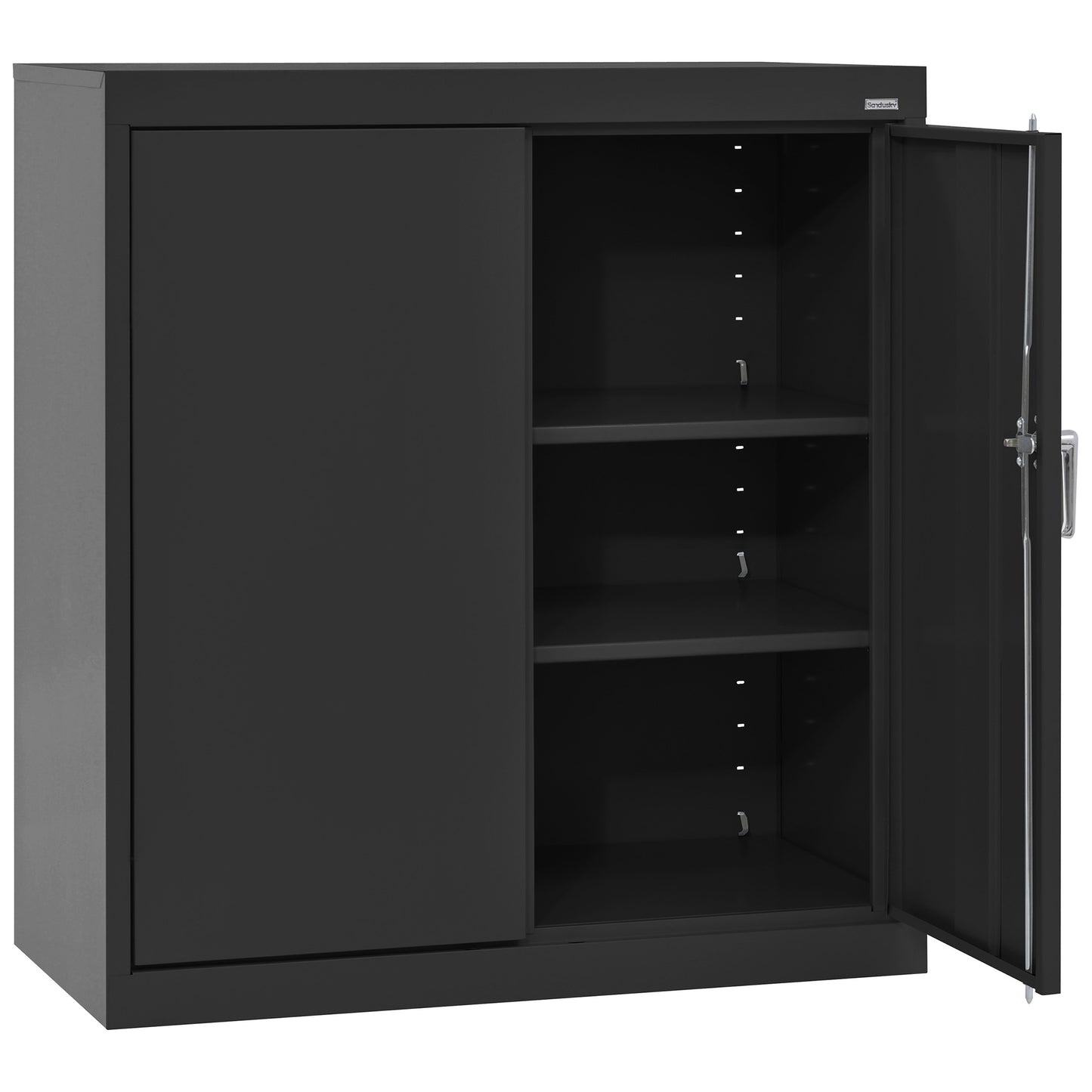 Medium Duty Welded Steel Counter-Height Storage Cabinets