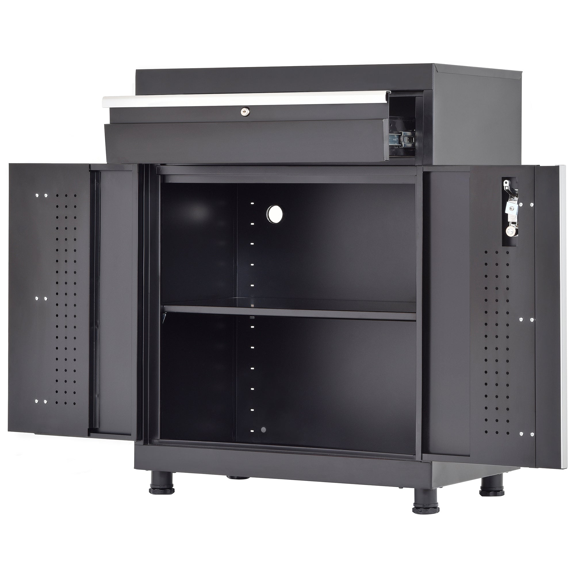 Heavy Duty Welded Steel Modular Garage Cabinets – Edsal Manufacturing ...