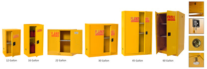 Heavy Duty Welded Steel Flammable Safety Cabinets