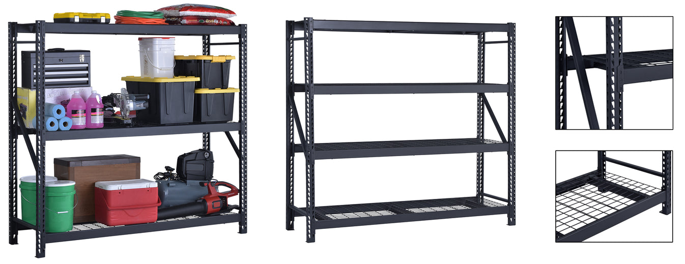 MuscleRack™ Heavy Duty Welded Steel Storage Racks – Edsal Manufacturing ...