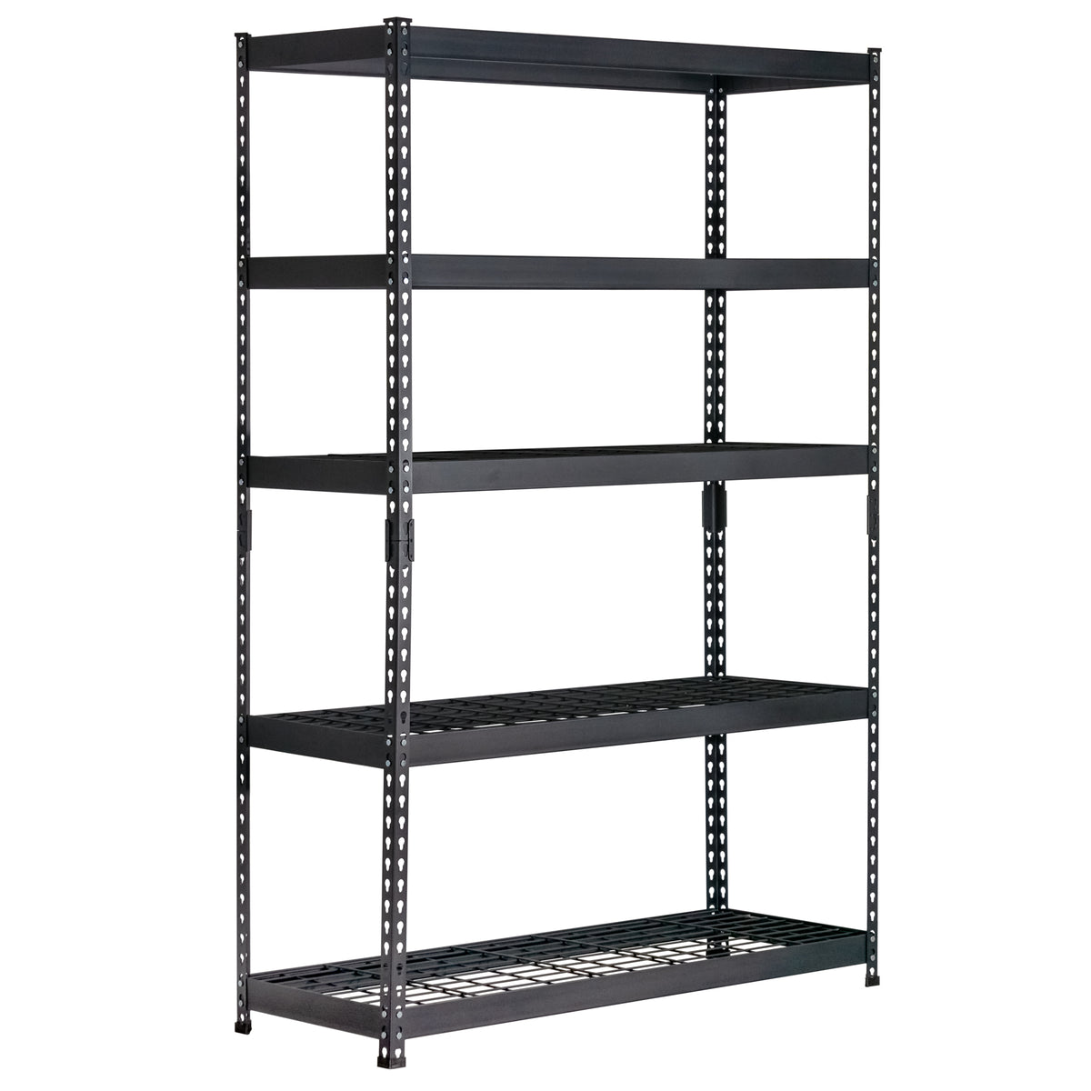 Steel Botless Rack MuscleRack™ Heavy Duty Steel Boltless Shelving with Wire Decking ...